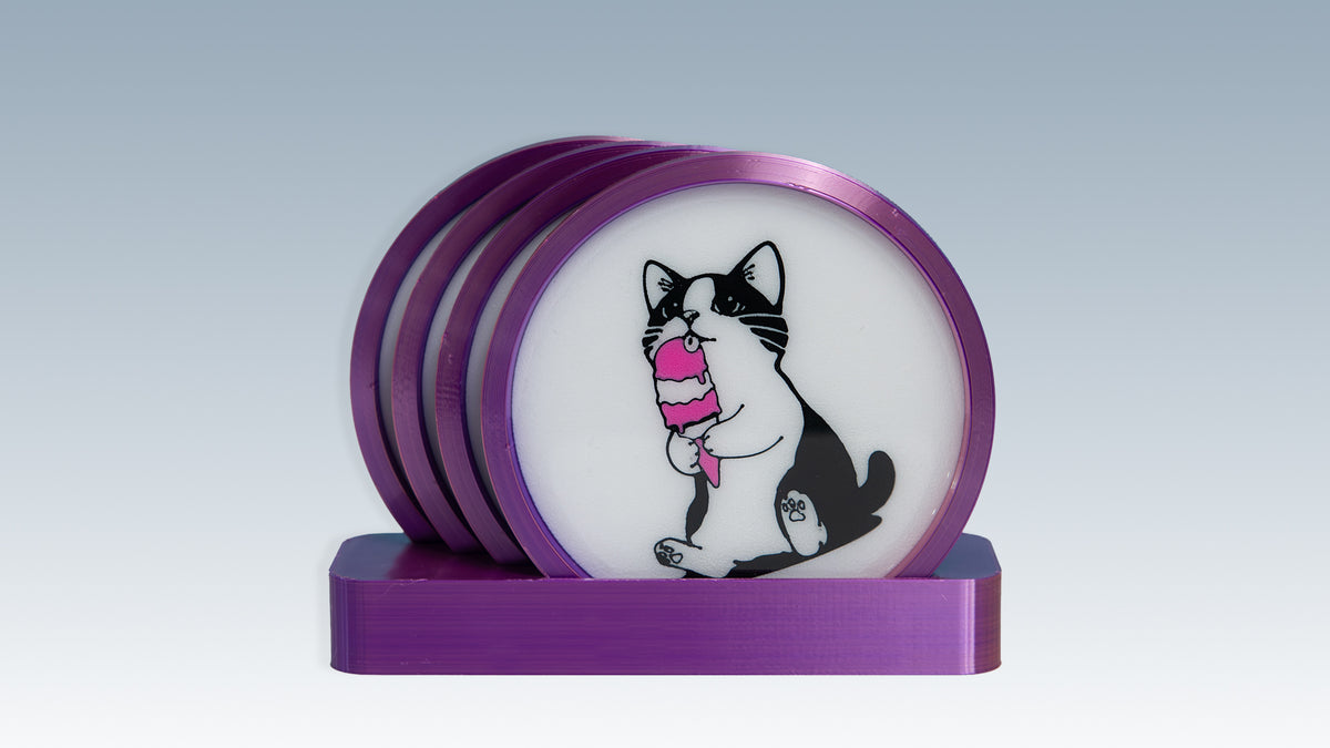Cat coasters